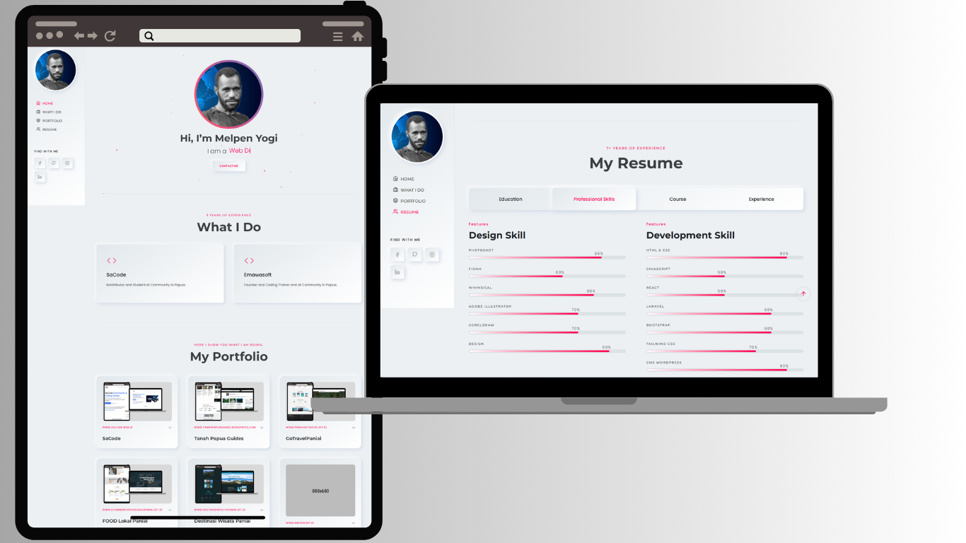 Personal Portfolio Images